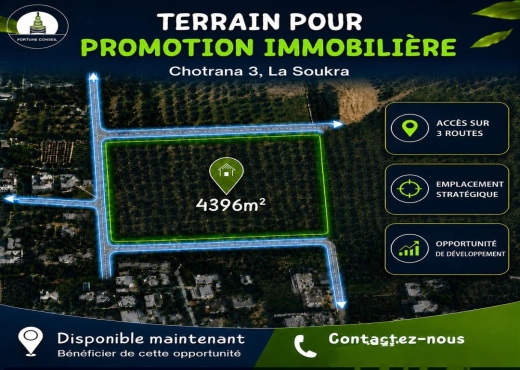 A Vendre terrain pour promoteur
